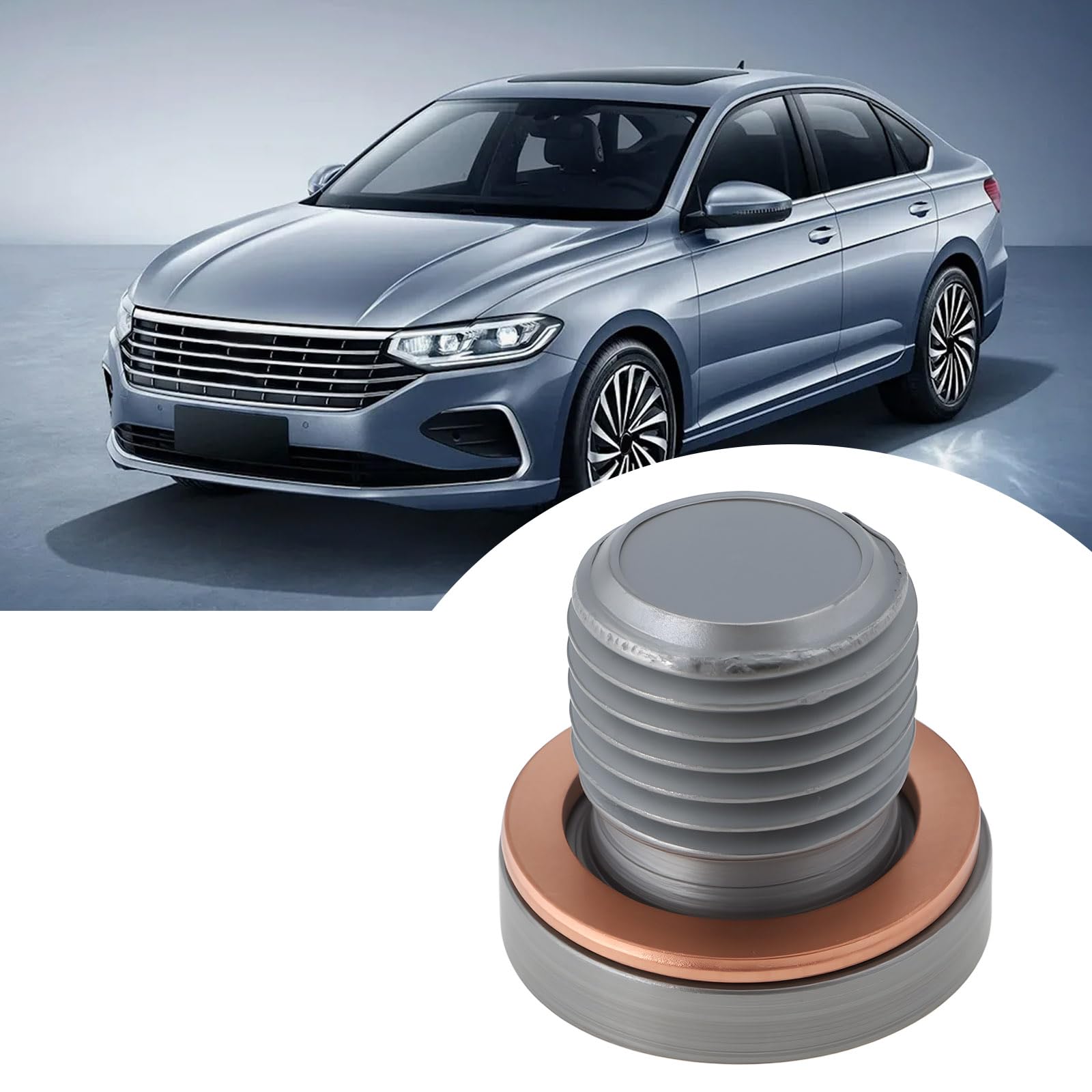 2 szt. M10 x 13 mm korek spustowy oleju z uszczelką N90281802 kompatybilny z Volkswagenem, kompatybilny z Audi