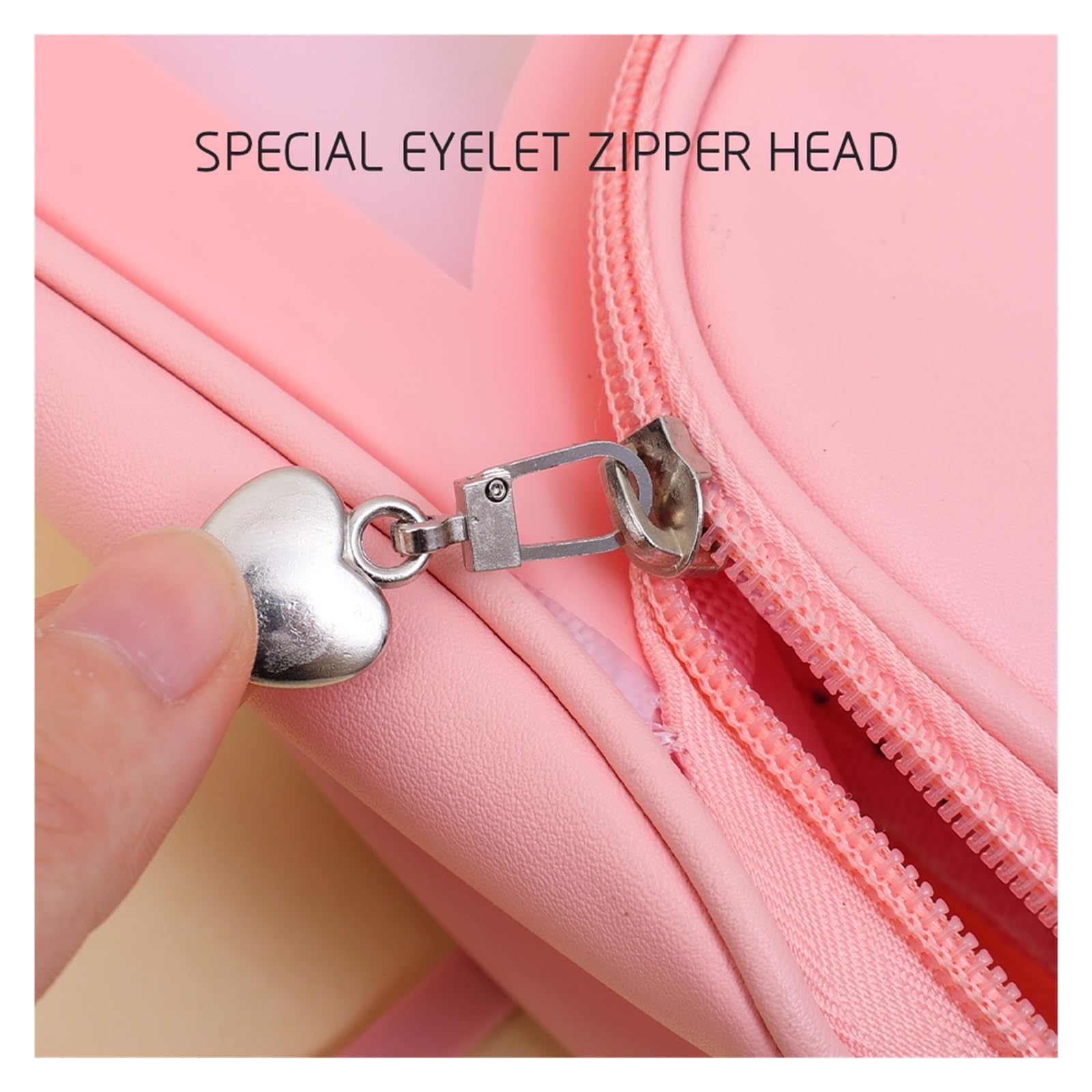 Pulls for Nylon Cewki zamki błyskawiczne metalowe 5 szt. Odpinane metalowe zamki błyskawiczne ściągacz DIY szycie w kształcie serca zamek błyskawiczny suwak nakrycie głowy zamek błyskawiczny Pull(Noir
