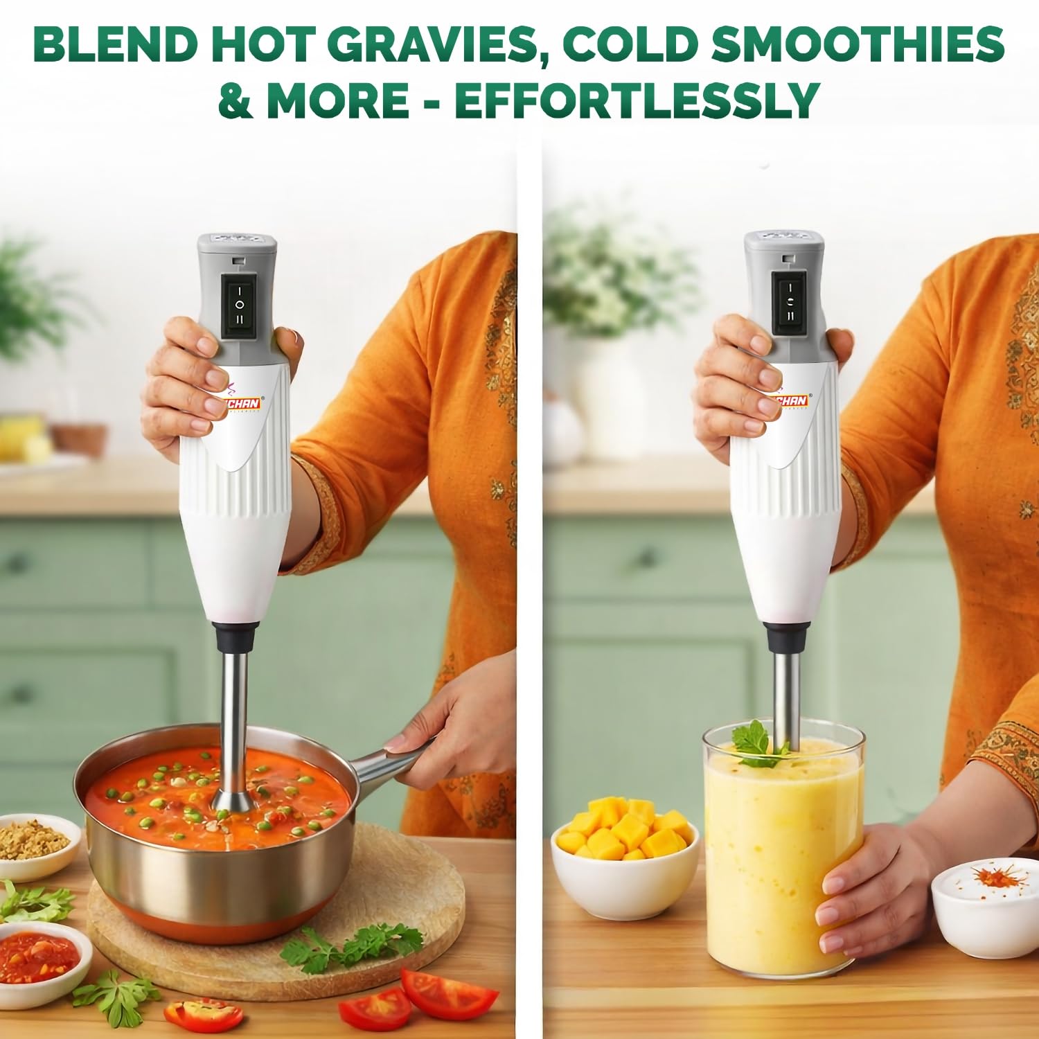 Kanchan Majesty Hand Blender - Powerful & Versatile -7