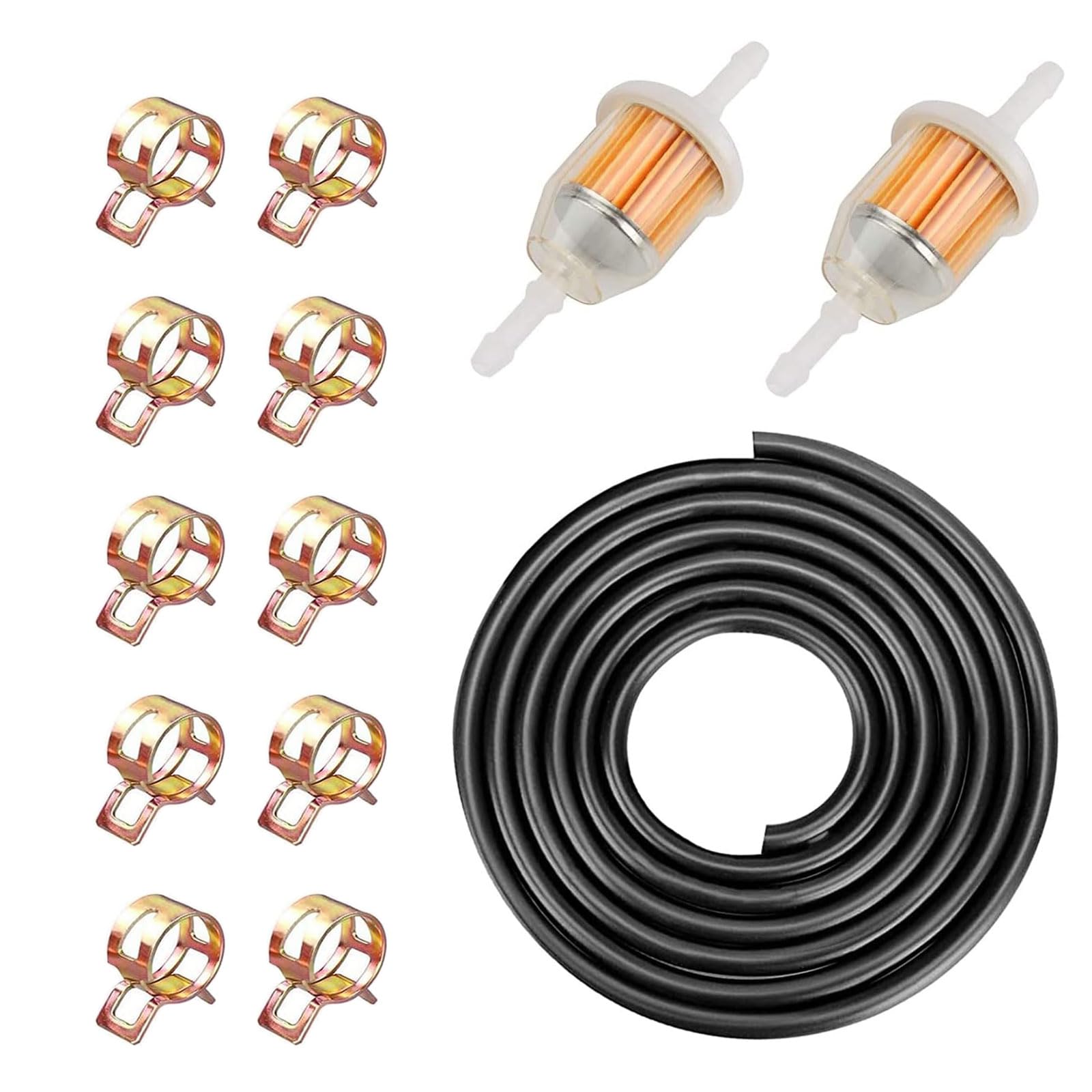 Kit Tubo Benzina Per Moto - 2 Metri Con Filtri E Fascette, Ø5mm, Per Benzina/Diesel - Foto 9