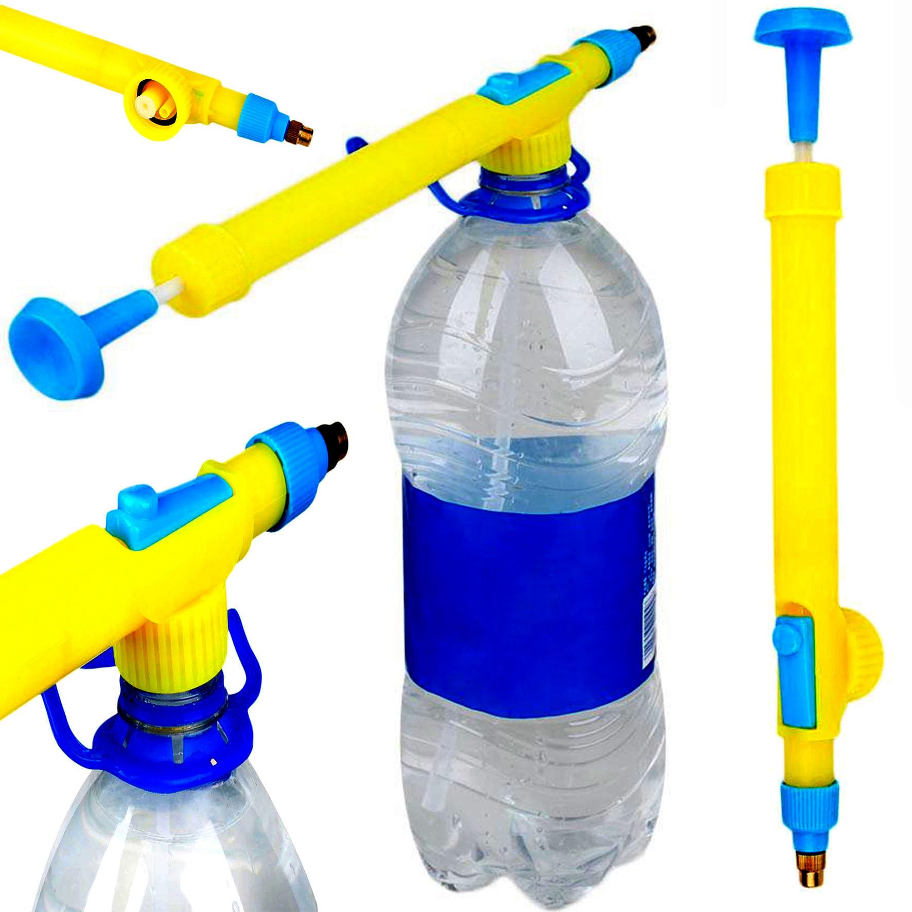 High Pressure Water Pump Gun Spray Bottle Trolley Mini Manual Sprayer Spray Bottle Pump Sprayers Gun Pipe Nozzle for Plants Car Wash Pack of 1-image-43