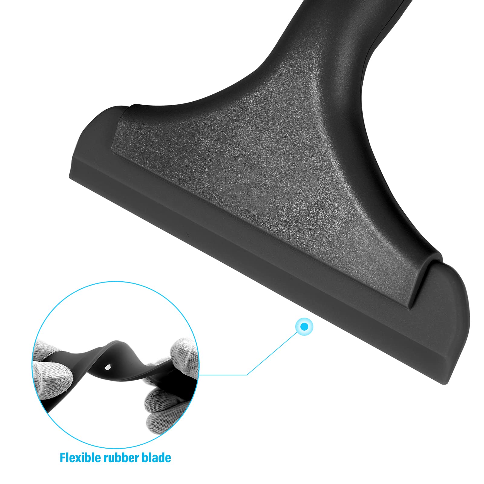 Raclette En Silicone Multi-Usage - Petite Raclette Pour Douche, Vitres, Pare-Brise Et Surfaces Lisses