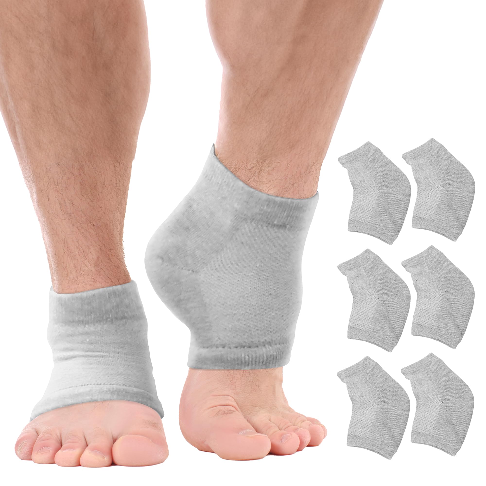 Moisturizing Socks for Women & Men | Aloe Vera Cracked Heel Treatment | Foot Callus Remover | Aloe Socks for Cracked Heels & Dry Cracked Feet | Lotion