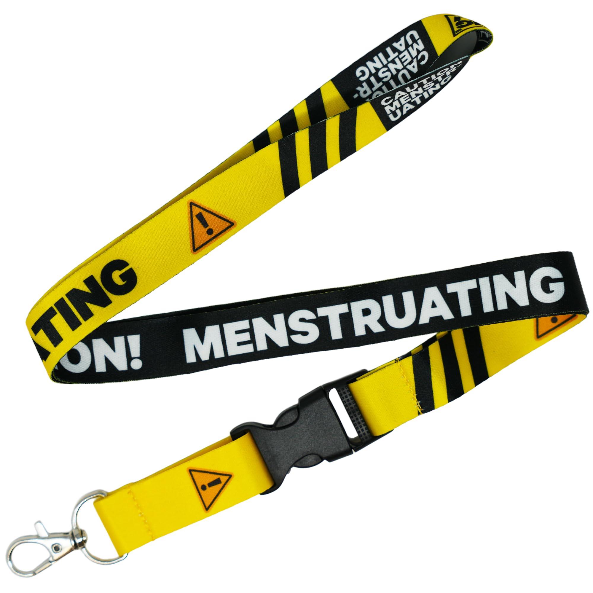 Panda Loco Caution! Funny Lanyard Office Novelty Gifts | Secret Santa (Caution! | Menstruating)