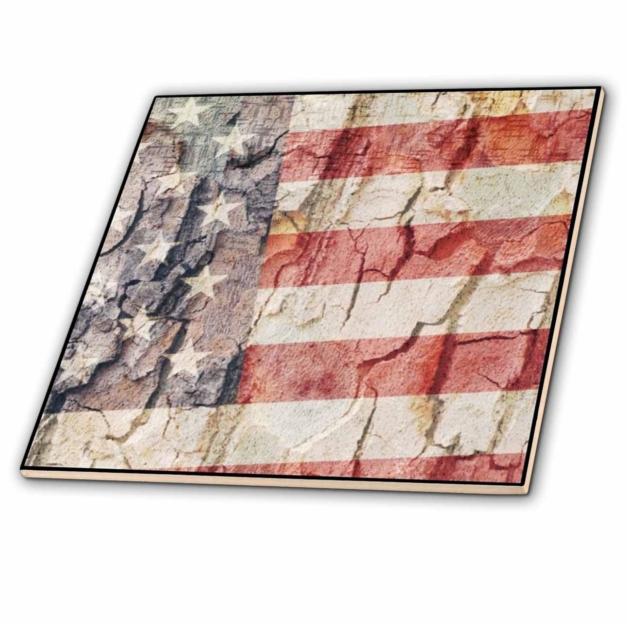 Carreau céramique drapeau américain USA anti-décoloration pour décoration durable