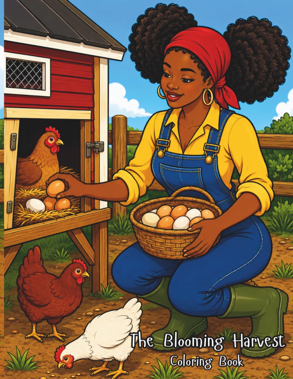 The Blooming Harvest: Coloring Book