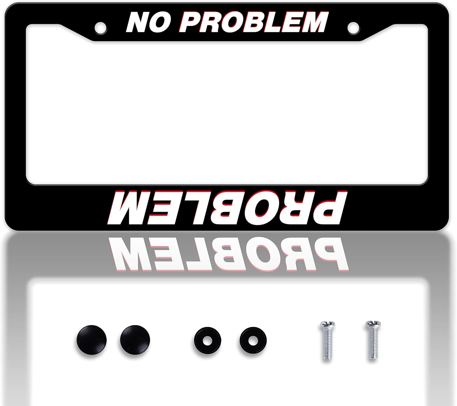 Problem No Problem License Plate Frame Funny License Plate