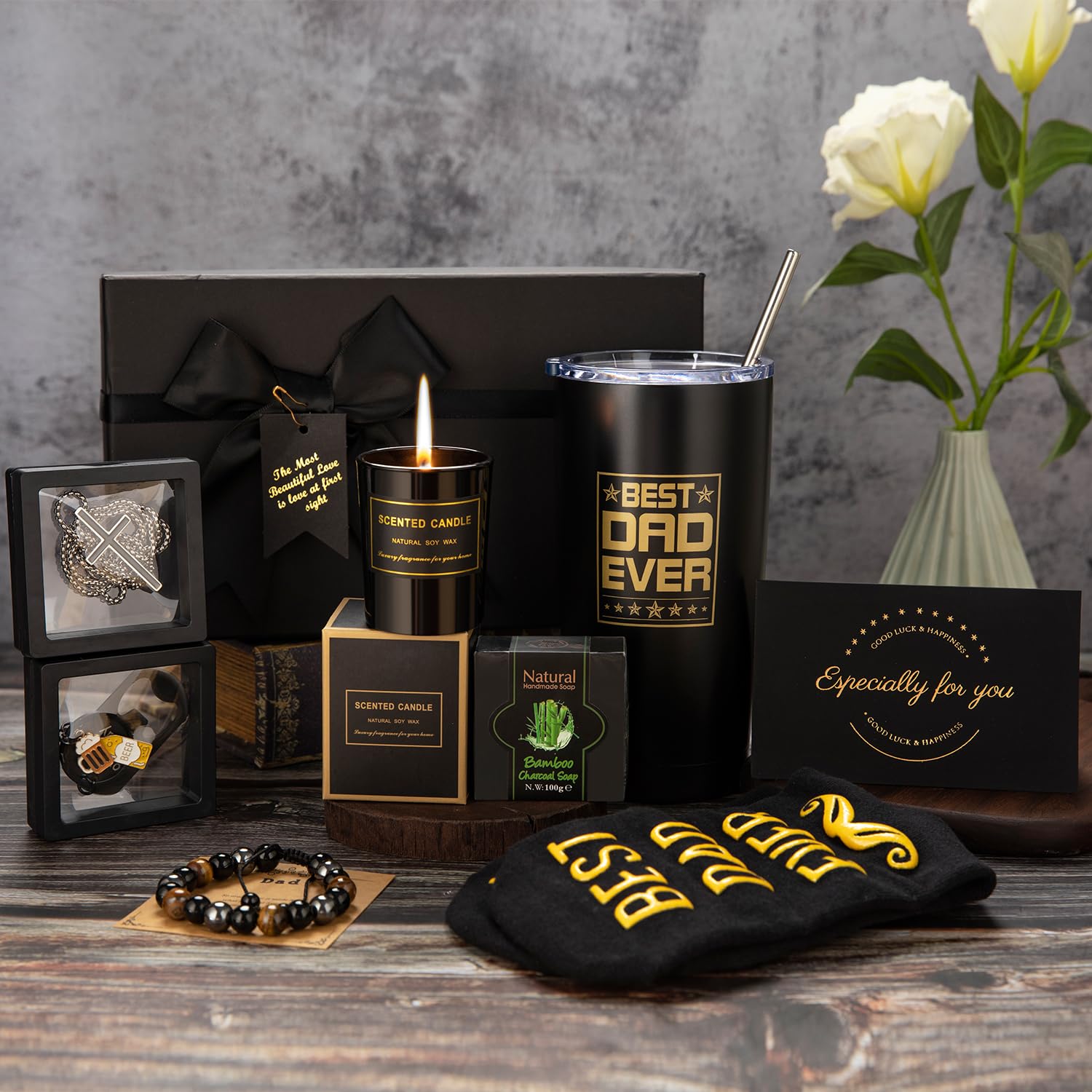 Presentes de Natal para pais para homens, presentes de aniversário para pai, Best Dad Ever Gifts Man Black Gifts Conjunto de ideias de cesta, caixa de presente de aniversário,… em promoção! Veja a oferta e mais achadinhos de Linhas, Kits & Presentes 2 Hoje é o melhor dia para comprar Presentes de Natal para pais para homens, presentes de aniversário para pai, Best Dad Ever Gifts Man Black Gifts Conjunto de ideias de cesta, caixa de presente de aniversário,… com aquele preço maroto! Promoção! Aproveite a oferta! 2