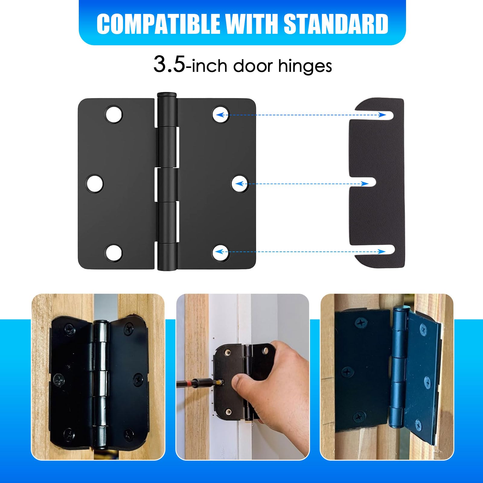 Door Hinge Shims - Fix Sticking Doors FREE SHIPPING -6 Door Hinge Shims - Fix Sticking Doors FREE SHIPPING -6