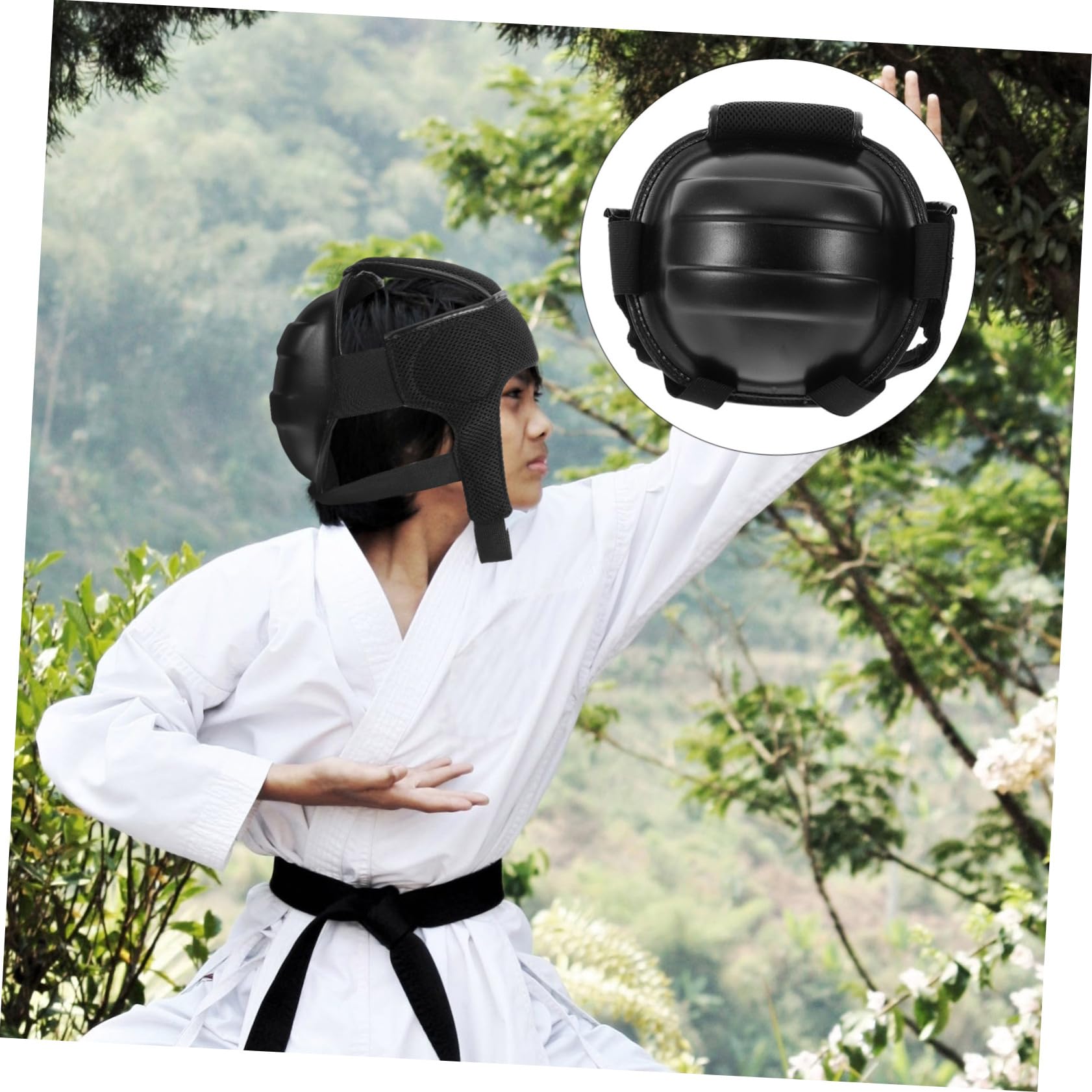2 Pezzi Casco Protettivo Lotta e Boxe per Adulti e Traspirante Protezione per Sport Combattimento Taekwondo Mma e Hockey