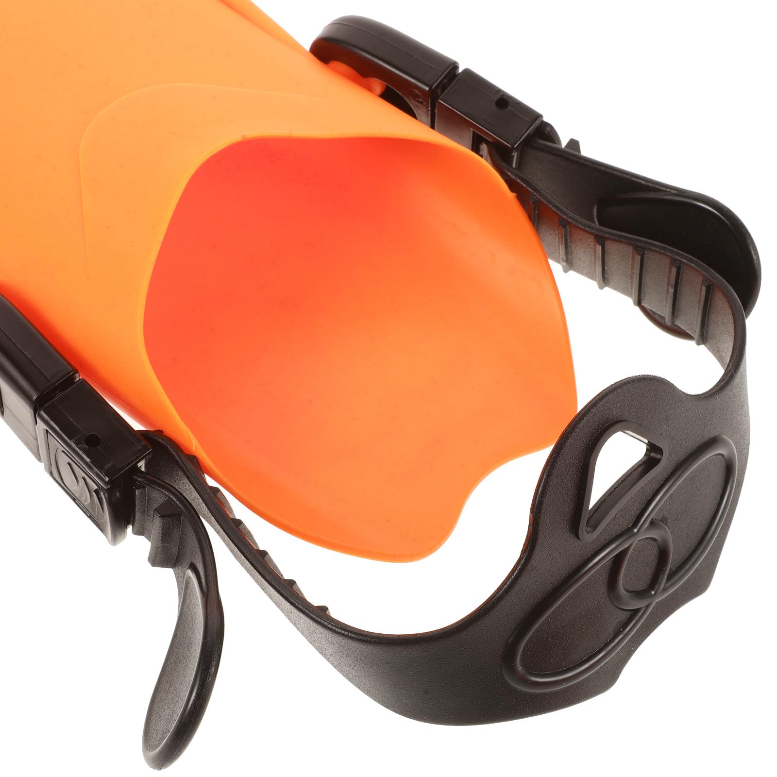 Kit de Snorkeling Garçon et Filles Léger en Plastique Orange Masque de Plongée et Tuba, Design Simple pour Réduire la Fatigue Mâchoire, pour Natation