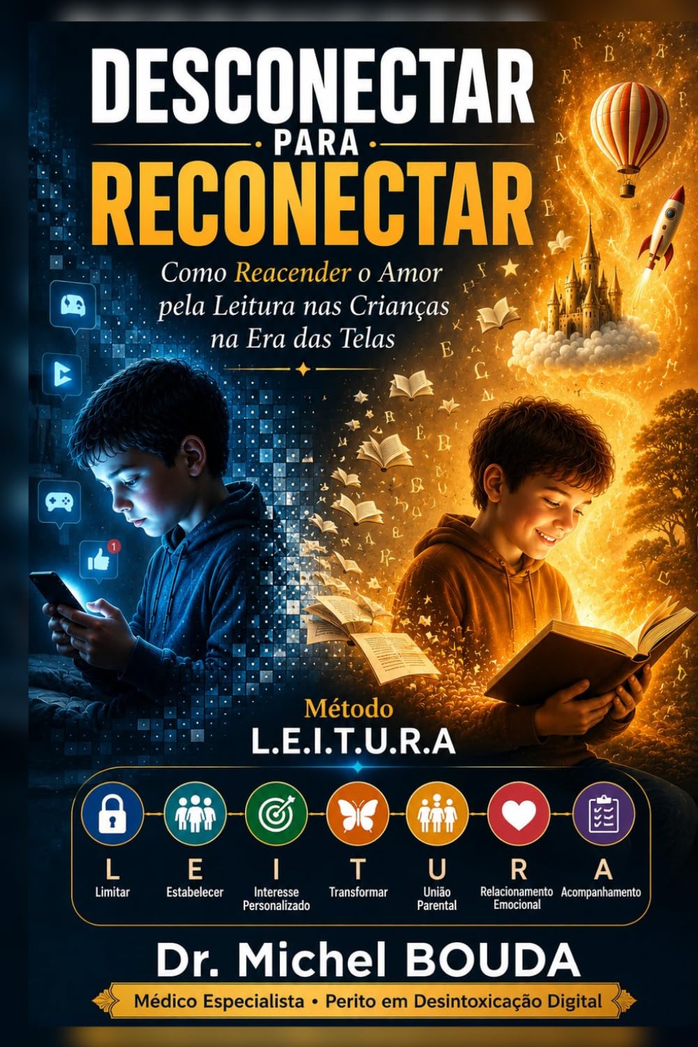 Desconectar para Reconectar: Como Reavivar o Amor pela Leitura nas Crianças na Era das Telas