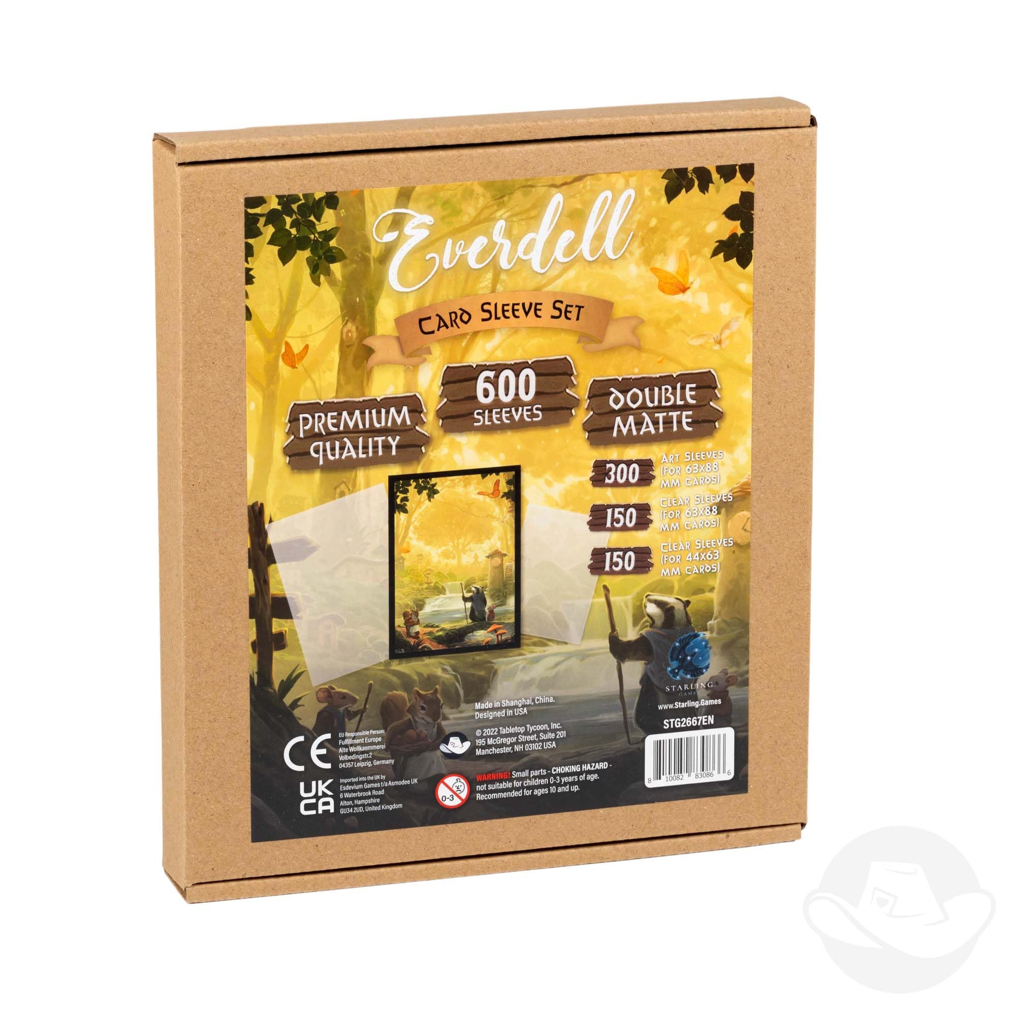 Everdell Card Sleeve Set - Custom Trading Card Sleeves for Base Game & Expansions | Includes Standard & Mini Sizes | Perfect for MTG, Pokemon Cards,