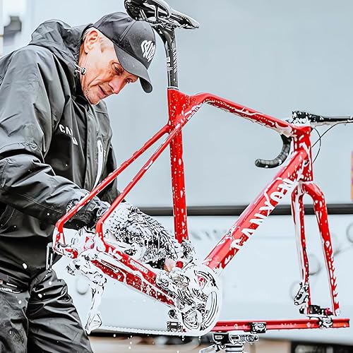 Miniatura 7 de Kit de limpieza de cadena de bicicleta incluye limpiador de cadena de bicicleta, lubricante de cadena de ciclismo, herramienta de cepillo limpiador