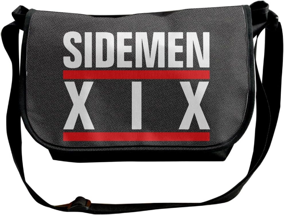 Amurder Personalized Ultimate Sidemen XIX Youtube Messenger Shoulder Bag Black