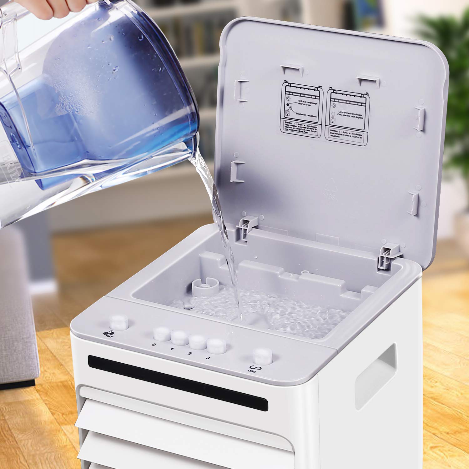 Elanket Evaporative Air Cooler, 4 In 1 Air Cooler Cool Fan Humidifier