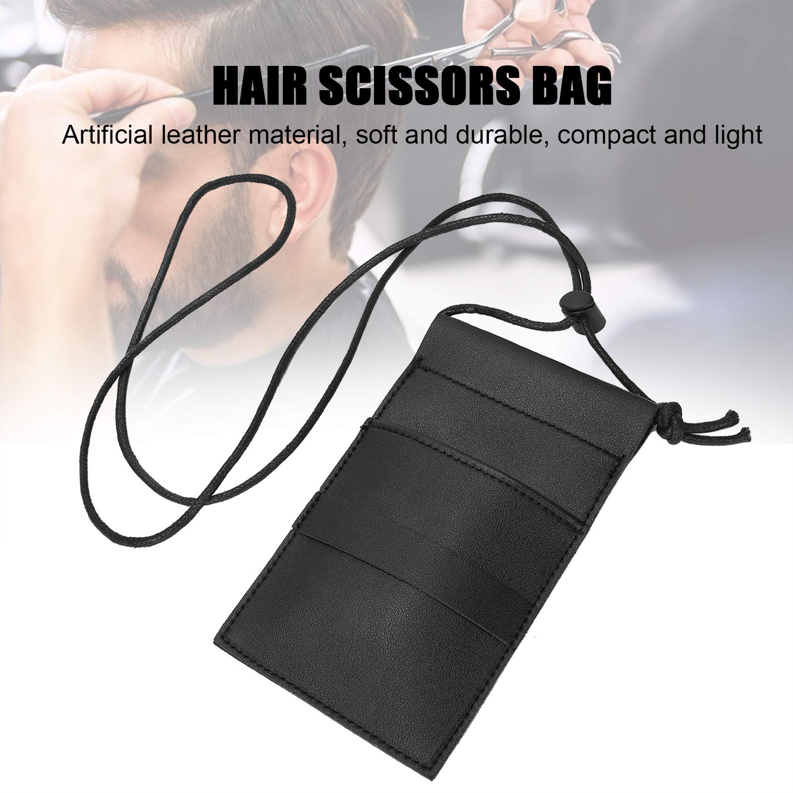 Brrnoo Friseur-Werkzeugtasche Groß Grau – Praktische Gürteltasche Für Scheren, Kämme & Zubehör