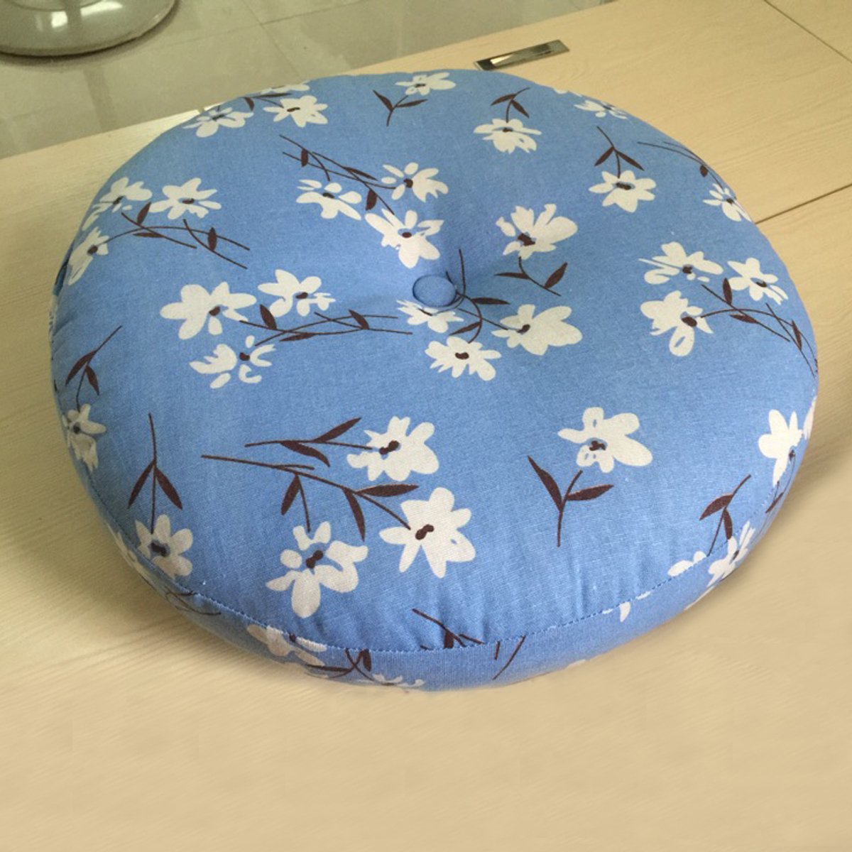 Layboo Modern Home Decor Multicolor Removable and Washable Cotton Cushion/Yoga by Hand Cushion 17