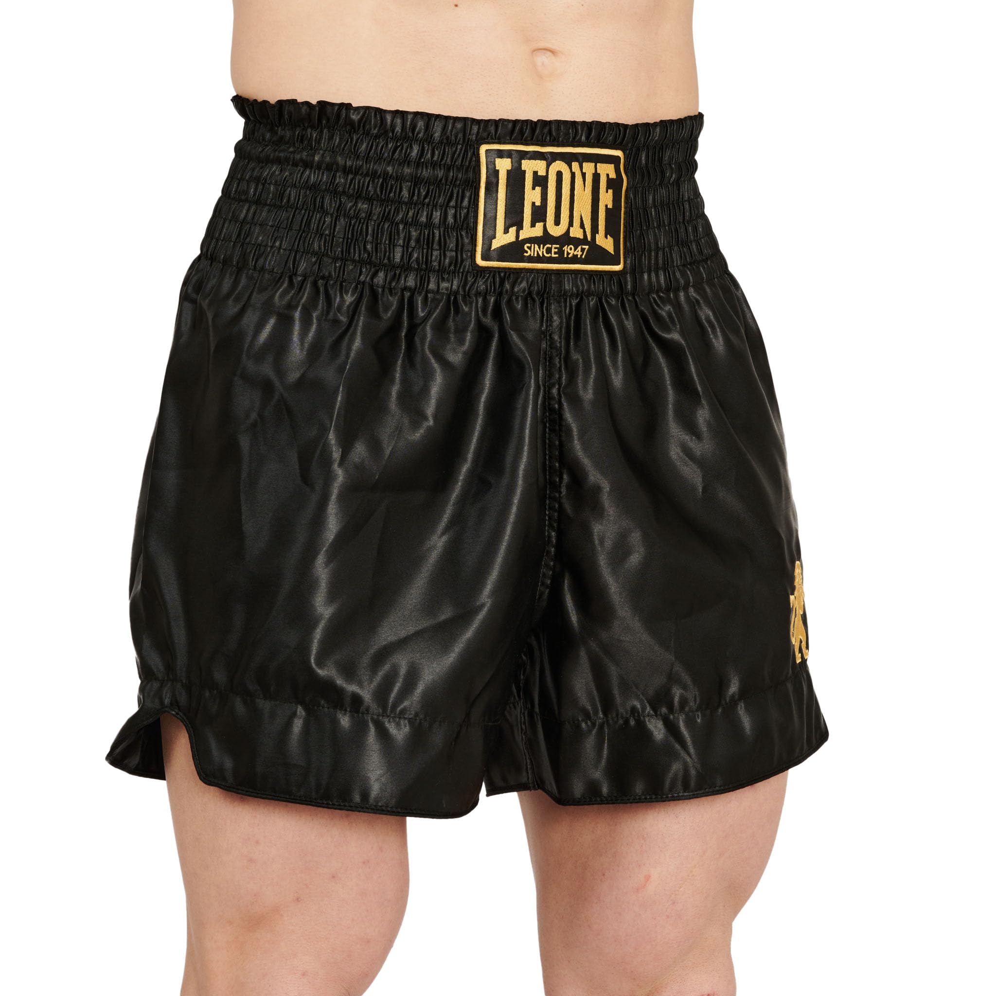 LEONE 1947, Pantaloncino Kick Basic 2 Unisex – Adulto Nero S AB970