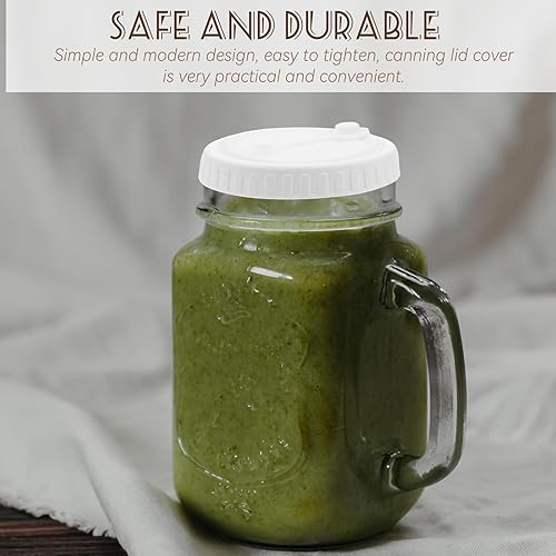 Miniatura 6 de Hemoton Tapa de frasco de boca ancha, accesorio para frascos de bebidas, tapas de fugas para boca ancha