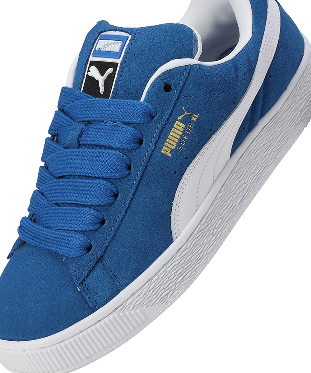Puma sneakersy skórzane Suede XL kolor niebieski 395205