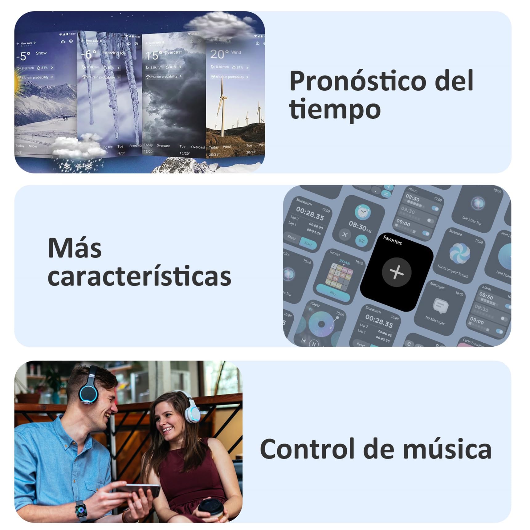 Blackview Smartwatch Hombre (Realizar/Recibir Llamadas), 1.85" Reloj Inteligente Hombre - Pulsómetro/Oxímetro/Sueño, Whatsapp Mensajes, Pulsera Actividad - 100 Modos Deportivos, Podómetro, Android iOS
