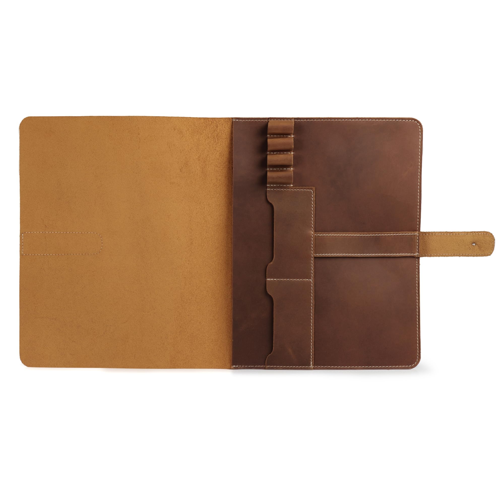 Londo Echtleder Tablet Hülle – iPad Pro 12.9 Case mit Zwei Kartenfächern & Leder Stift-/Apple Pencil Halter 12.9 Zoll – Bild 6