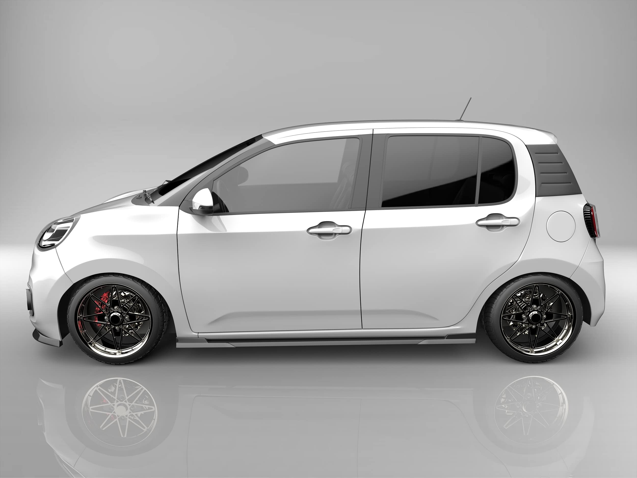 Amazon | パッソ モーダ 前期 M700A M710A サイドステップ 国産エアロ  