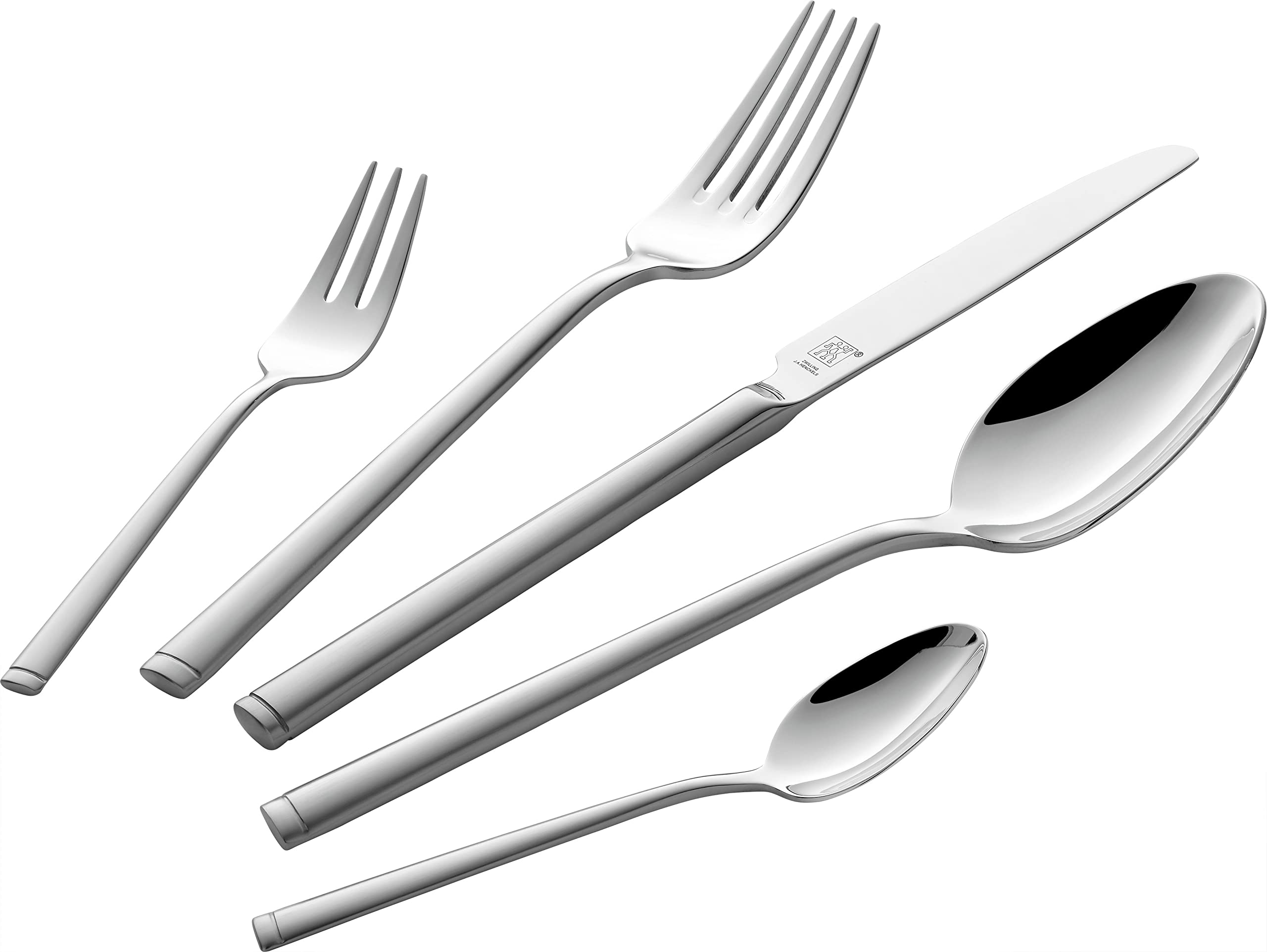 ZWILLING Senses Besteck Set, Für 12 Personen, 68-teilig, Mit Servicebesteck, Edelstahl, Poliert, Silber