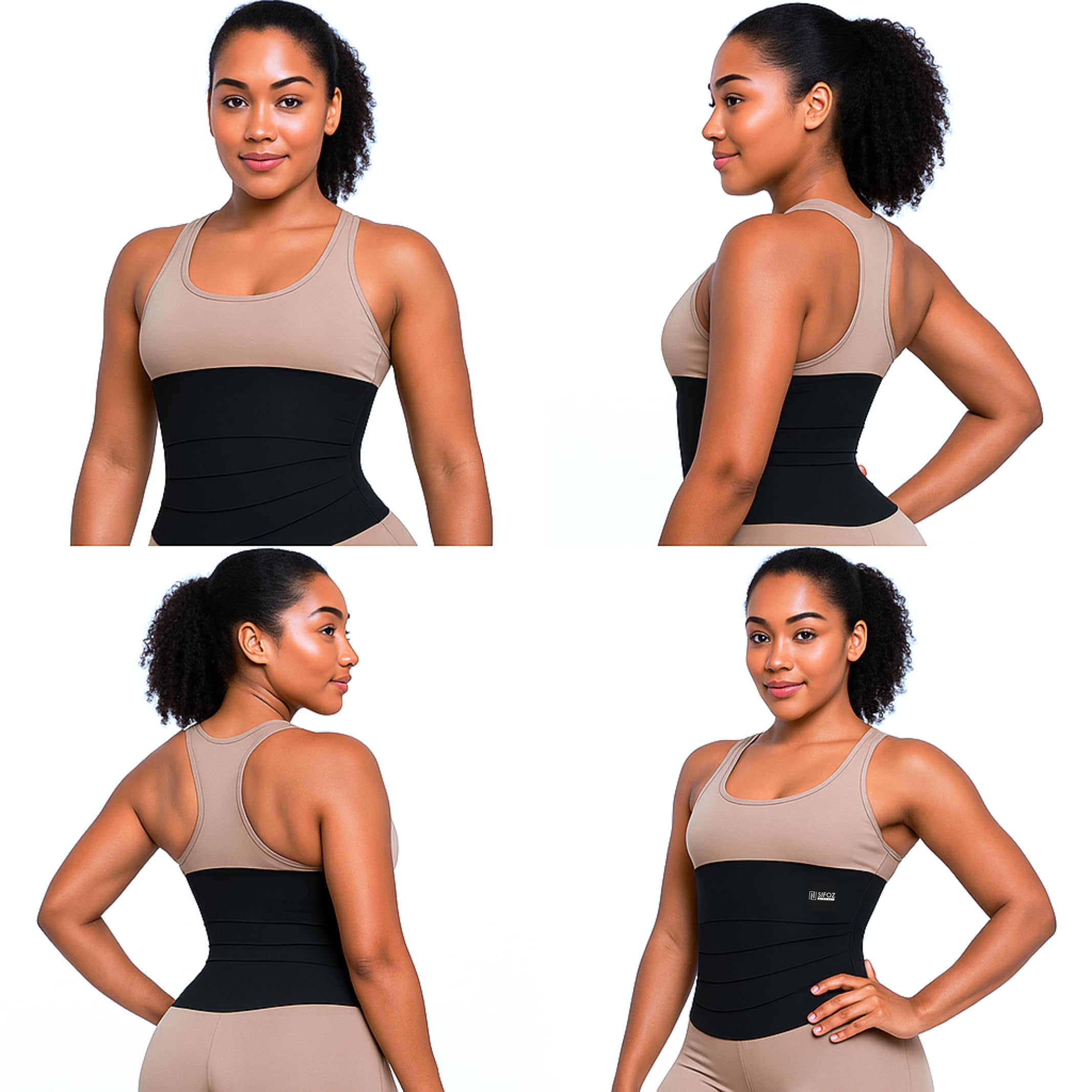 Sifoz Free Size Slim Belt For Women Belly Fat Elastic Waist Shaper For Weight and Flat Belly Tummy Reduction Belt For After Delivery Slimming Tummy Fat Waist Shape Wear And Hips Trainer Slim Stomach - Image 6 thumbnail