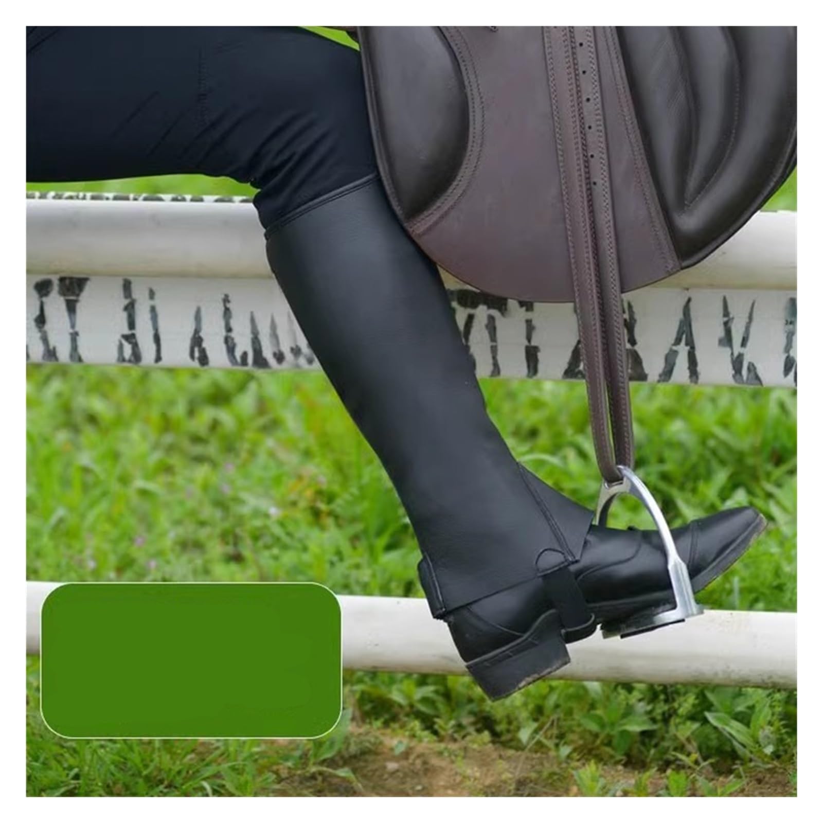 Reiten Half Chaps Reitleggings, for Erwachsene, Reitsport-Radleggings, Ritterausrüstung, bequem und atmungsaktiv