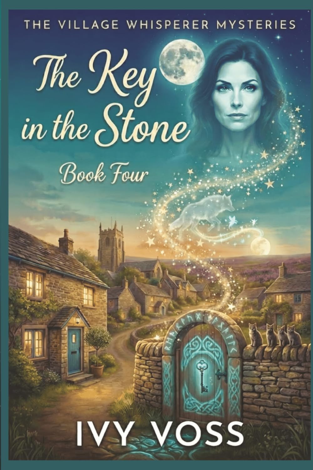 The Key in the Stone: A Midlife Paranormal Cozy Mystery — Village Whisperer Mysteries Book Four