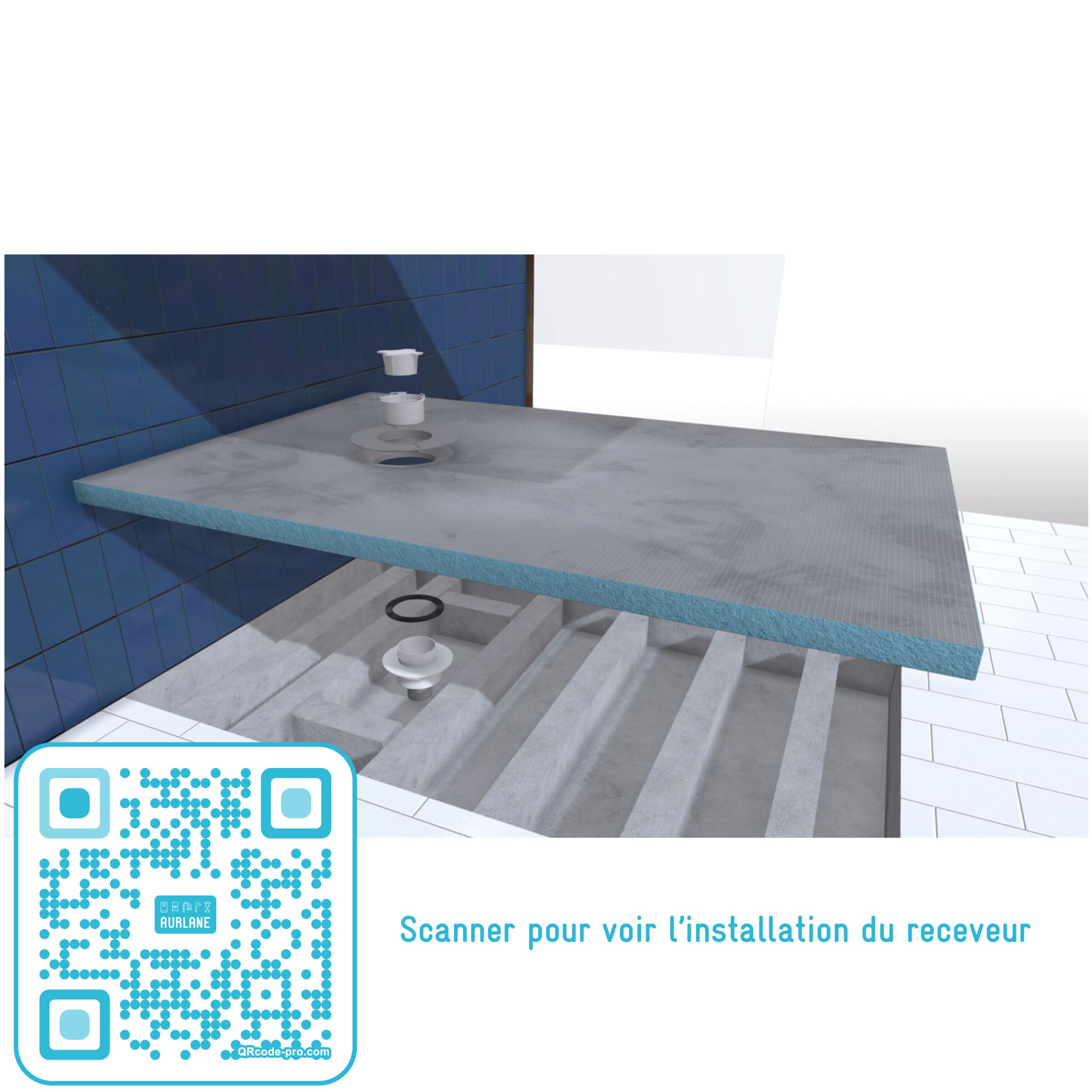 AURLANE PACR004 Plato de Ducha, Gris