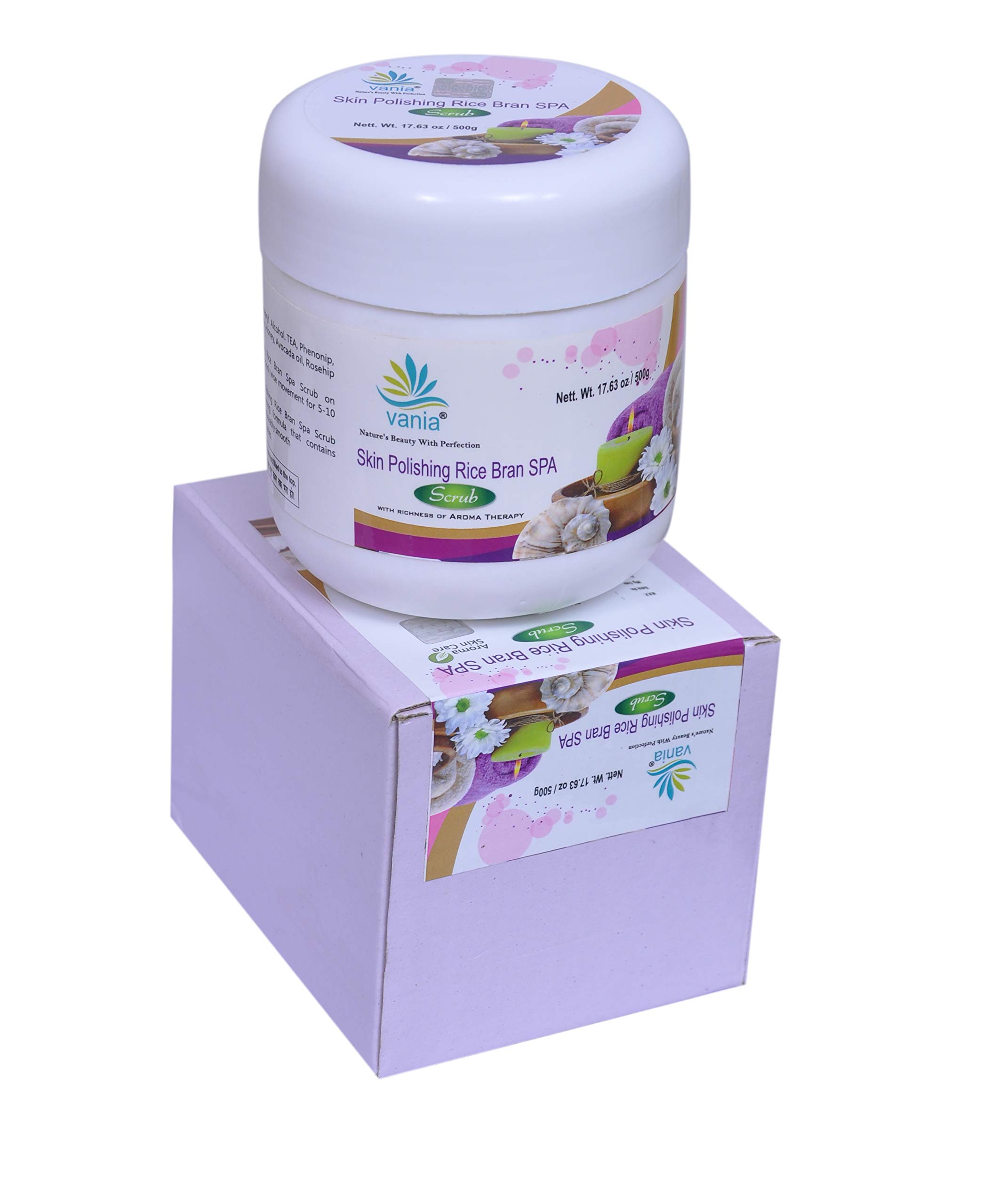 Vania Skin Polishing Rice Bran Spa Scrub 500 Gm