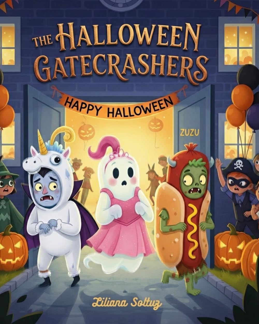 The Halloween Gatecrashers: A fun and scary Halloween story for kids ages 4-8 who love friendly monsters and laughs!