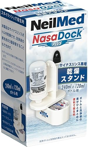 Soporte NeilMed para botella de suero nasal