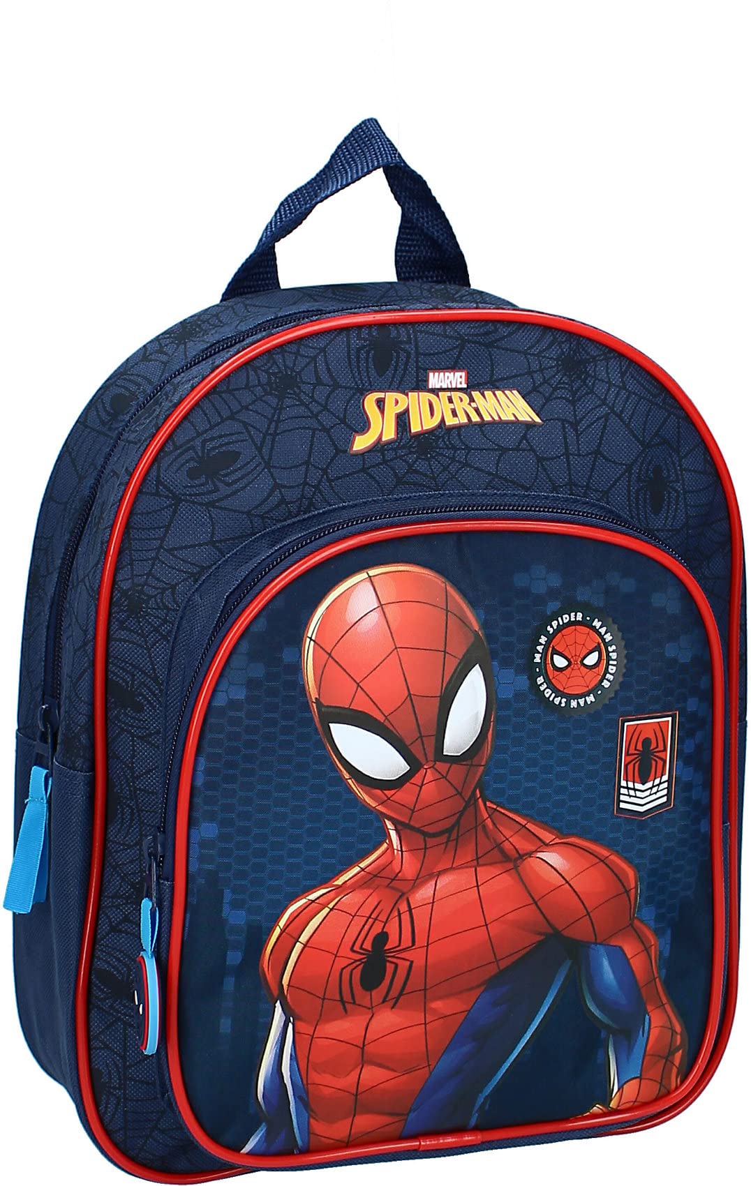 Marvel Zainetto Zaino Scuola Elementare Medie Bambino Ragazzi Avengers Spiderman Blu 31 x 25 x 9 cm