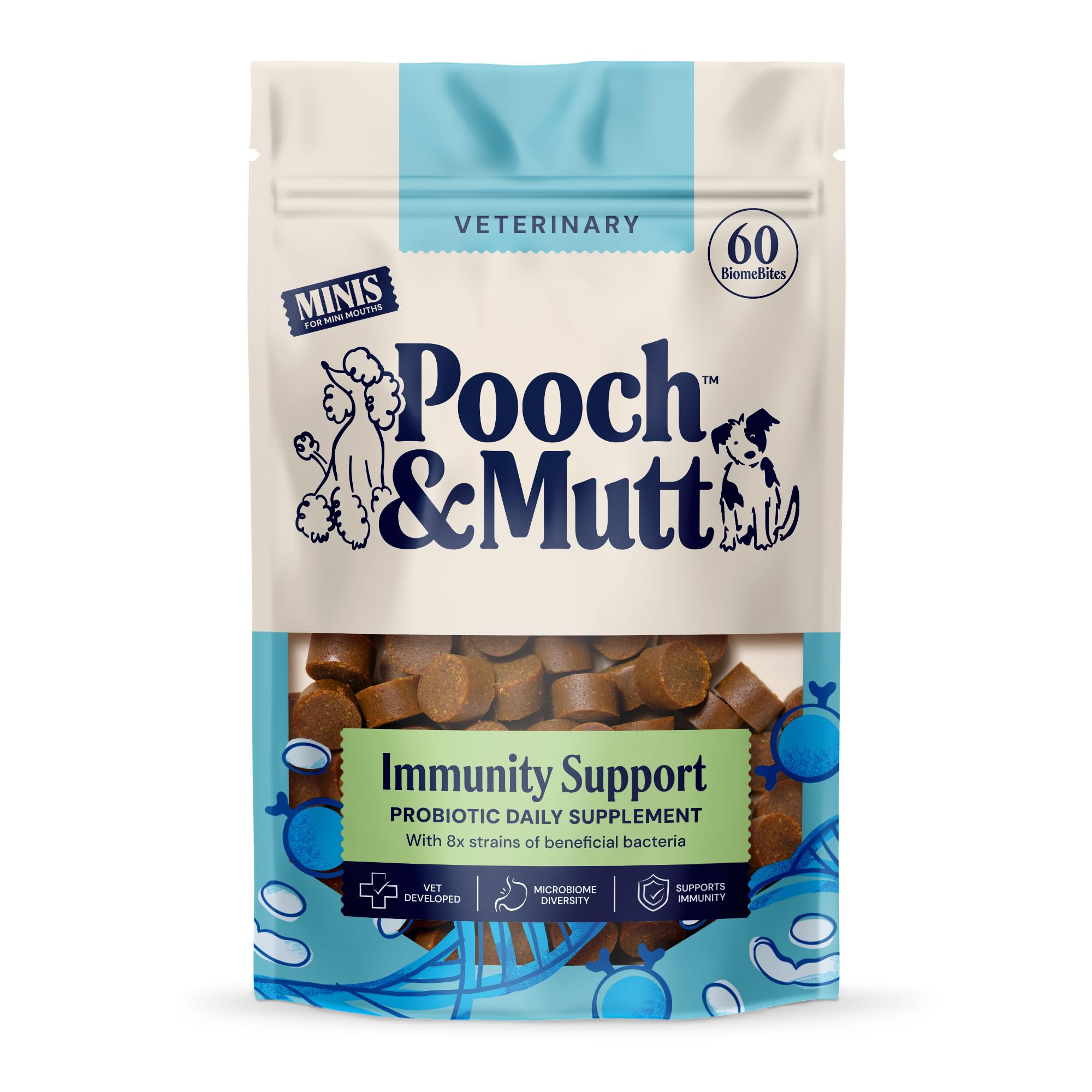 Pooch & Mutt - Immunity Support Supplement For Small Dogs, Helps Strengthen and Support The Immune System, 90g (Pack of 1)