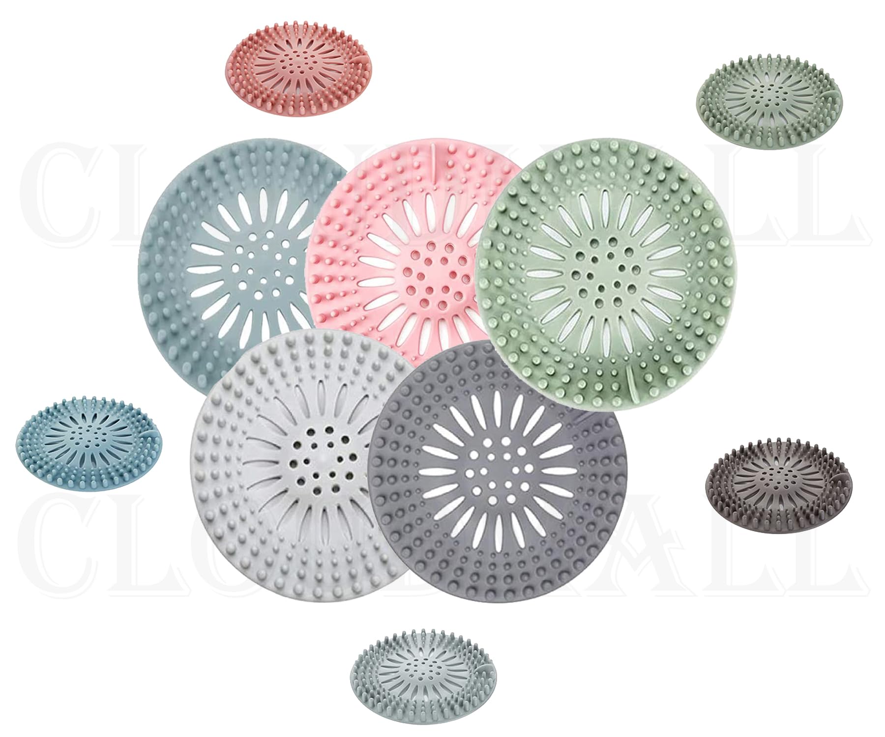 THECLOUDMALL® Hair Catcher Shower Drain Durable Silicone Hair Stopper Shower Drain Cover Hair Trap and Clean Suit for Bathroom Bathtub Tub and Kitchen Pack of (2) (B0CHB6XQ63) Amazon Price History, Amazon Price Tracker