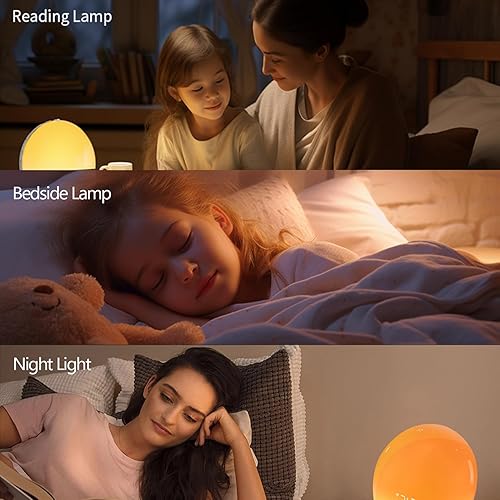 Miniatura 7 de Reloj despertador con luz de amanecer, luz nocturna de máquina de sonido para dormir, reloj despertador inteligente con simulación de amanecer,