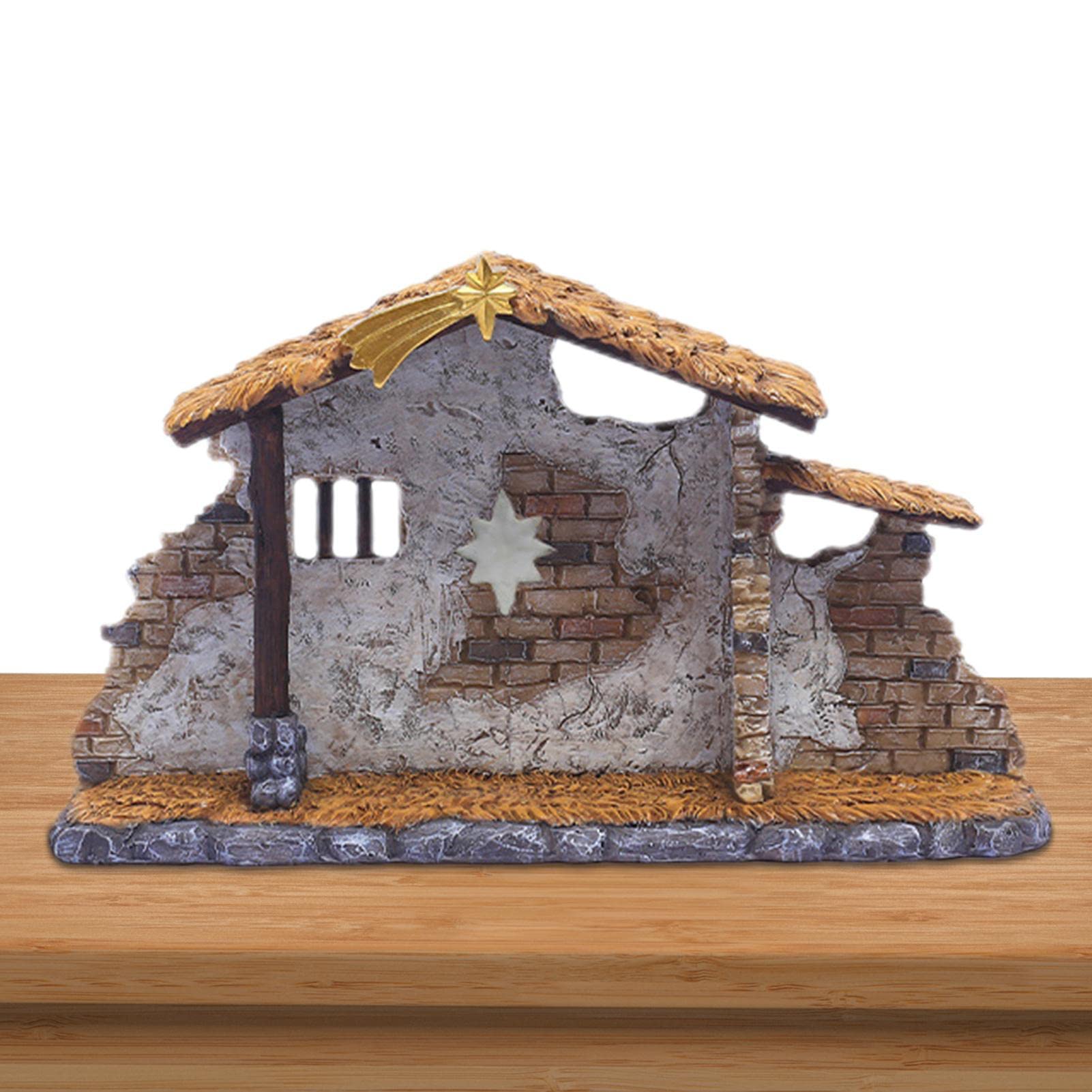 Buy Nativity Stable Creche Nativity Shed Resin Nativity Manger