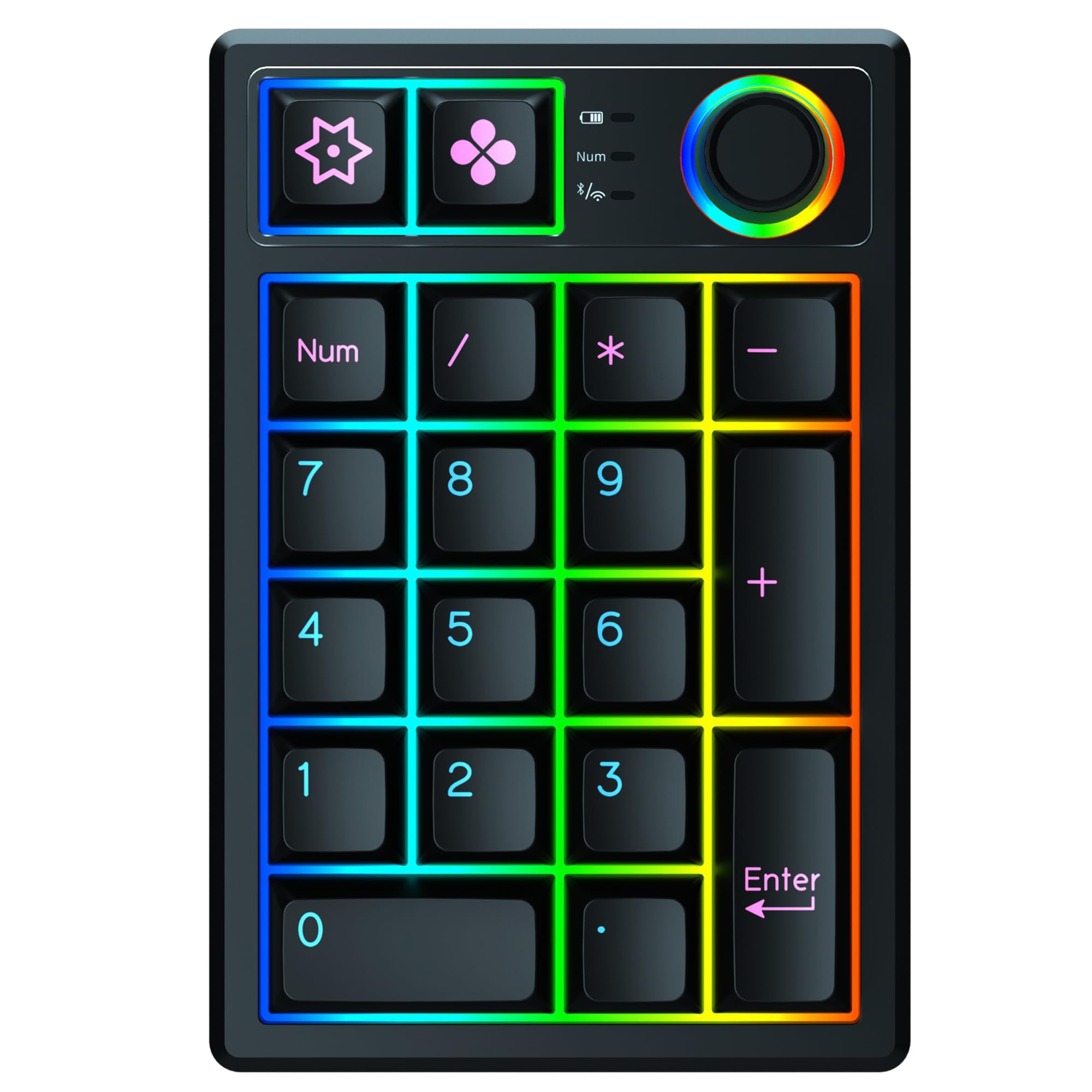 Snapklik.com : K19 Wireless Numeric Keyboard, Mechanical Number Keypad ...