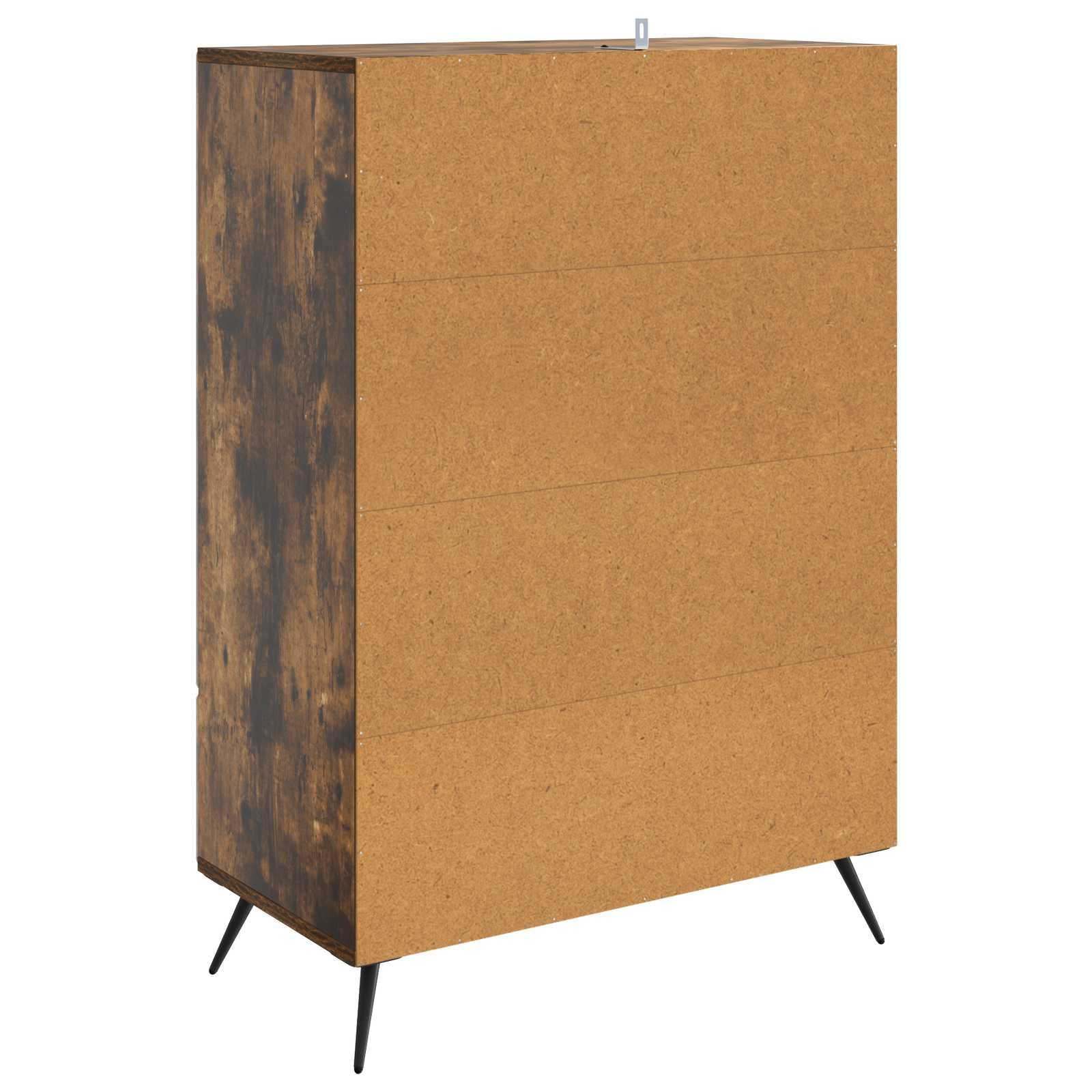 Buffet en chêne fumé - 66 x 34,5 x 95 cm - Commode couloir