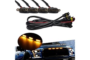 Trim Boss 4PCS LED Grill Light Set Compatible with F-Series Trucks