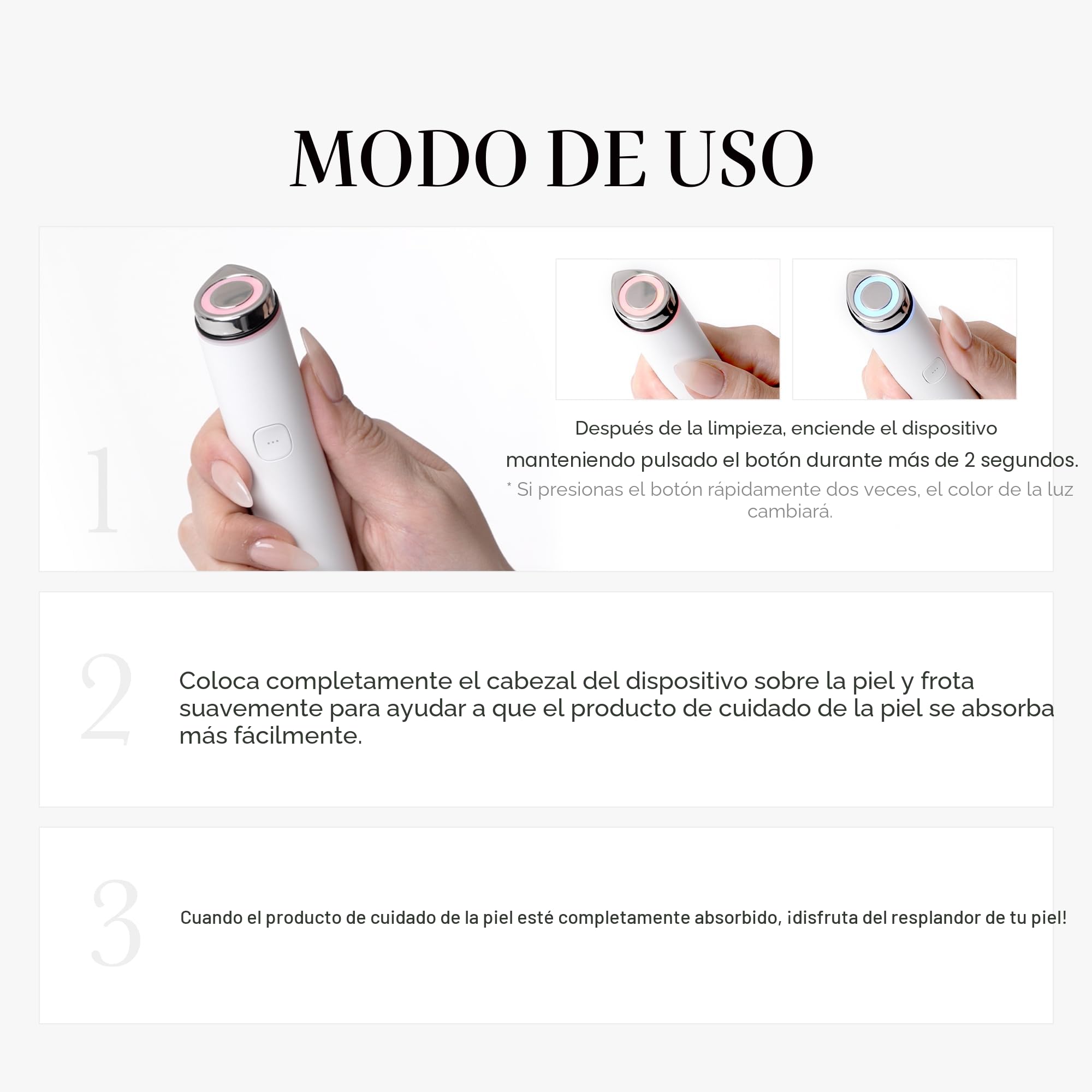 Medicube Mini Booster Pro Pink | Herramienta asequible para el cuidado facial en casa – Potenciador de brillo portátil para piel de vidrio, aumenta la absorción