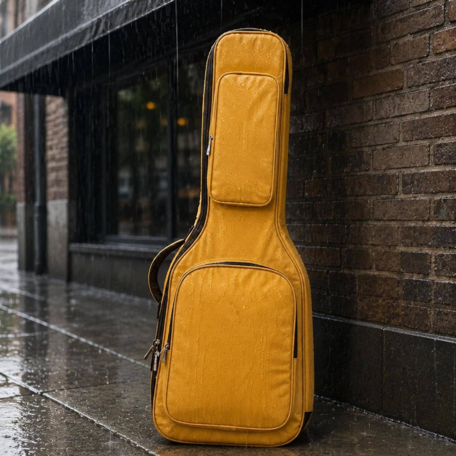 Milageto E-Gitarren-Rucksack Rucksackgurte gepolsterte E-Gitarrentasche Außentaschen Rucksack Gitarrentasche für Reise