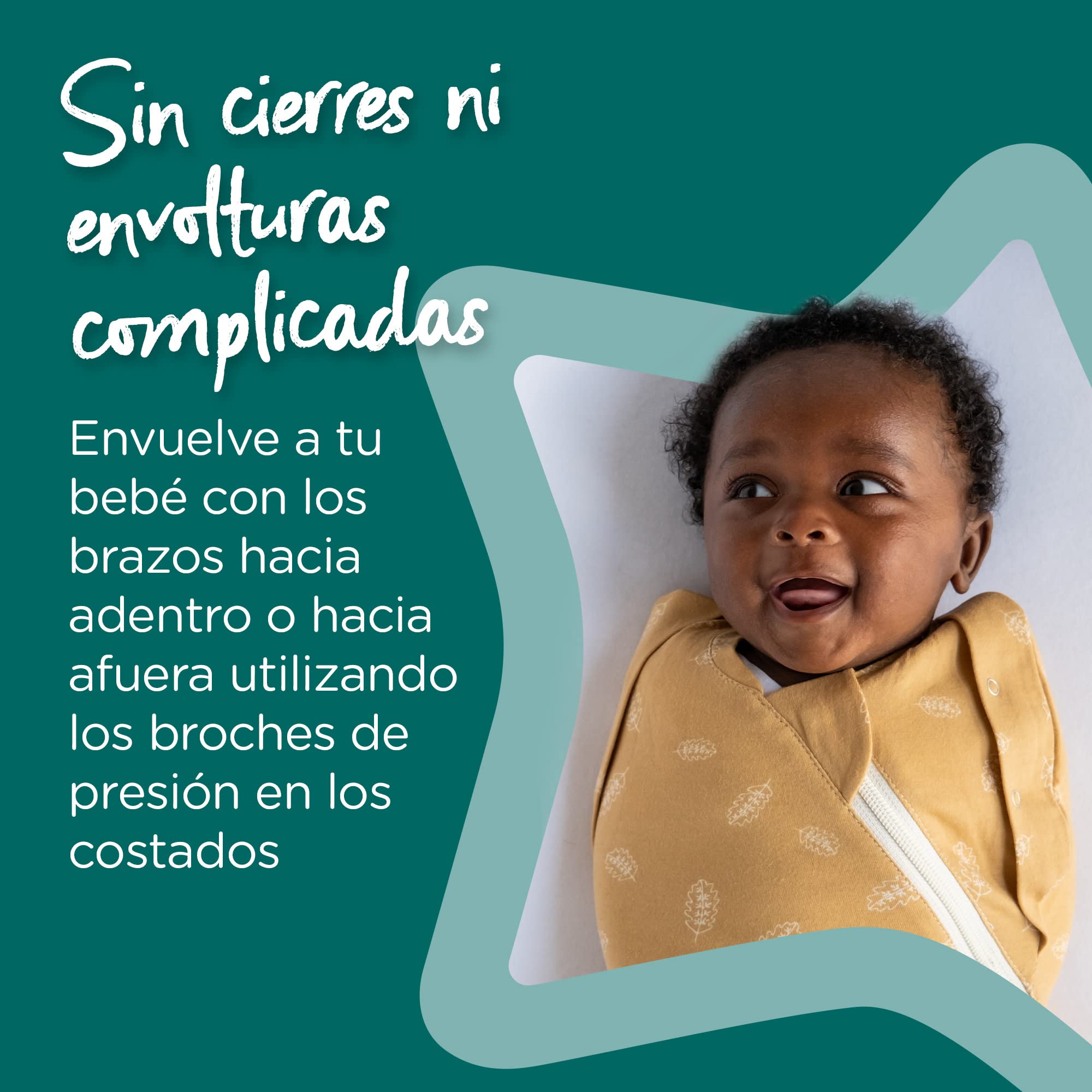 Tommee Tippee The Original Grobag Bolsa para Bebés, Diseño Saludable para la Cadera, Tejido Suave Rico en Algodón, 3-6m, 1.0 TOG, Sky Grey Marl