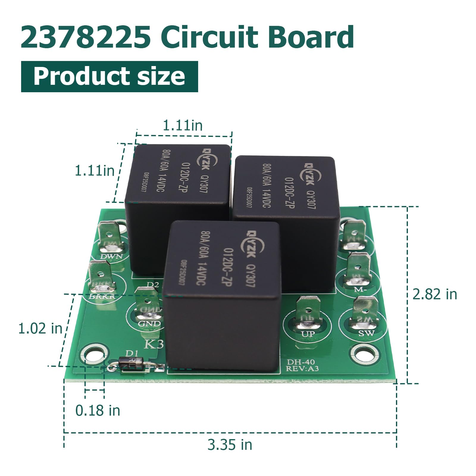 2378225 Circuito Misura per Minn Kota DeckHand 40 Main Control Board Assembly