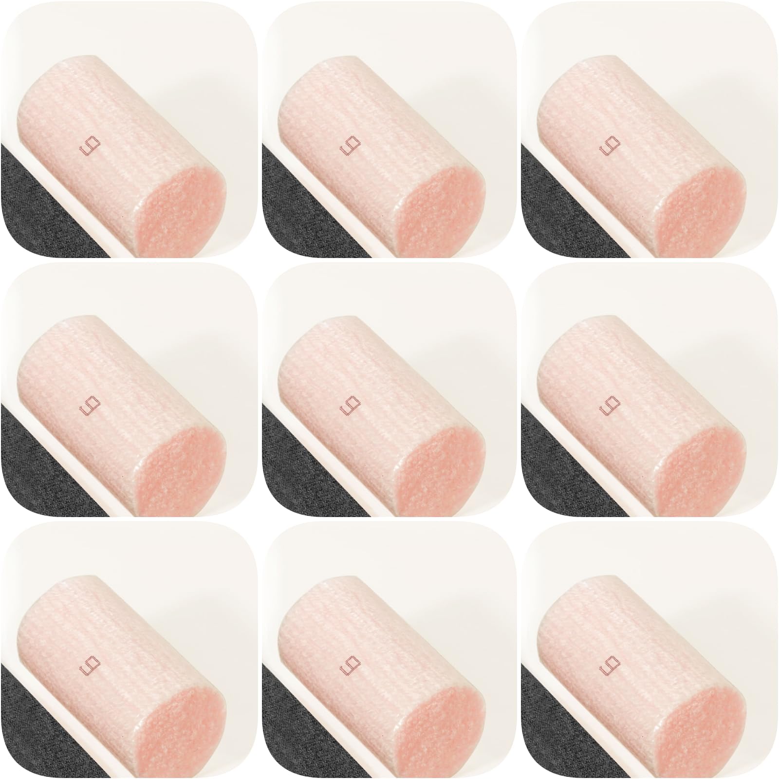 Yglnden 10 Bundles Latch Hook Kit Colorful Yarn Bundles Cut Rug DIY Latch Hook Yarn for Handmake Craft Sewing Knitting for Adults (10 Bundles# Pink C)