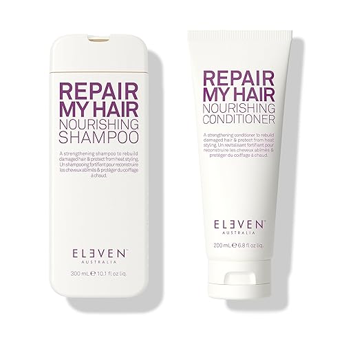 Miniatura 1 de ELEVEN AUSTRALIA Repair My Hair - Paquete de champú y acondicionador de 10.1 onzas líquidas cada uno